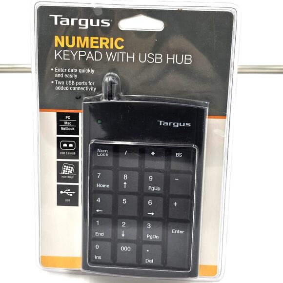 Brand New Targus AKP11US Wireless Numeric Keyboard Keypad Sealed - Picture 1 of 3